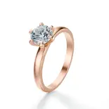 Pierścionek z dużym diamentem różowe złoto SBPZ_029 Pierścionek z dużym diamentem różowe złoto SBPZ_029